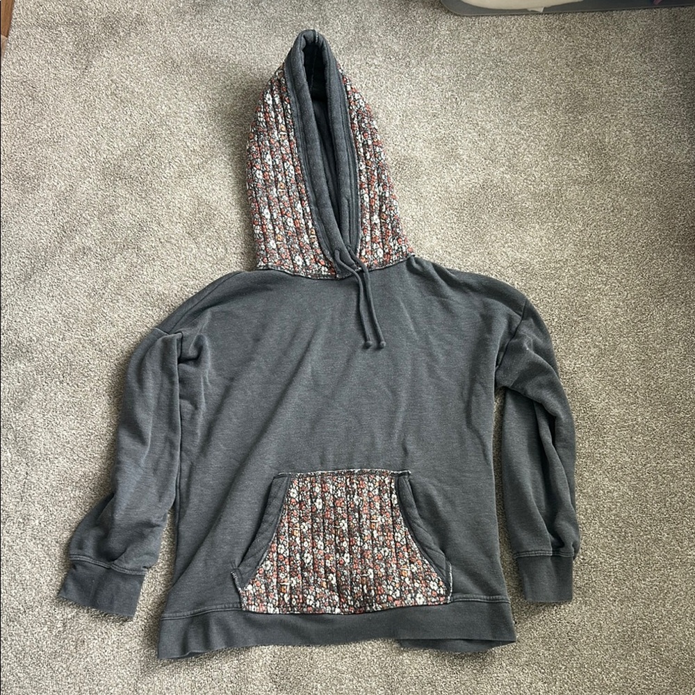 Lucky Brand Heather Gray Hoodie